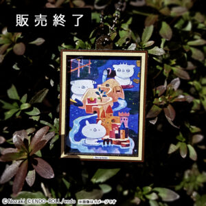 【受注販売】『夜の公園』ウッドキーホルダー(ノザキ×うさぎ帝国)【2/28まで】