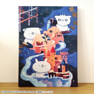 【受注販売】『夜の公園』キャンバスプリント(ノザキ×うさぎ帝国)【2/28まで】