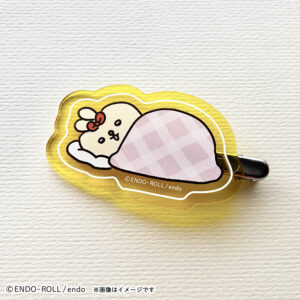 ♡ラブリーちゃん♡ 大きめアクリルヘアクリップ（レモンイエロー）
