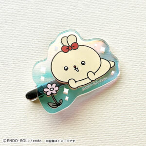 ♡ラブリーちゃん♡ 大きめアクリルヘアクリップ（オーロラ）